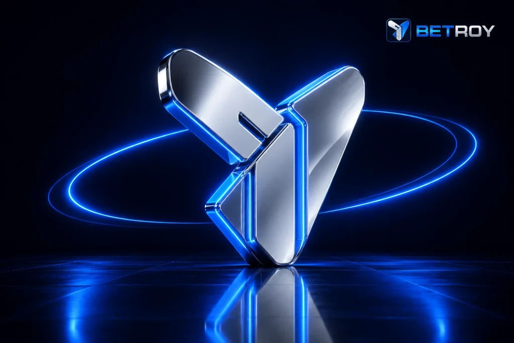 Betroy mobil: neon ışıklı krom metal logo amblemi